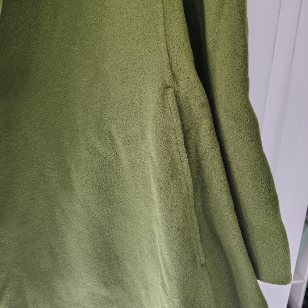 Eileen Fisher Olive Green Women's Cape - Picture 3 of 7
